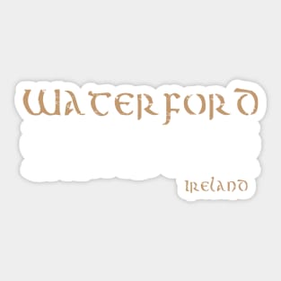 Waterford, Celtic Design, Ireland Sticker